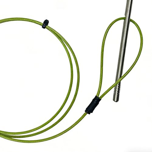 Soporte de cable de acero inoxidable Fishstring de 3,94 pies para pesca de mariscos 6