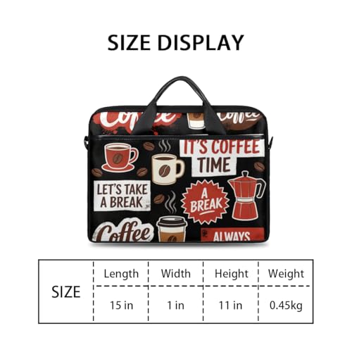 Maletín Laptop Diseño Vintage para Mujeres y Hombres 14-15 Pulgadas miniatura 2