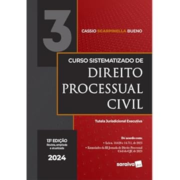 Capa do livro Curso Sistematizado de Direito Processual Civil - Tutela jurisdicional executiva - Vol. 3 - 13ª edição 2024