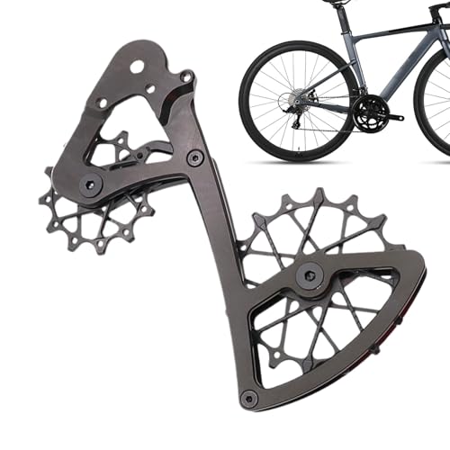Poulie de dérailleur arrière en alliage d'aluminium avec roulement céramique pour vélo de route