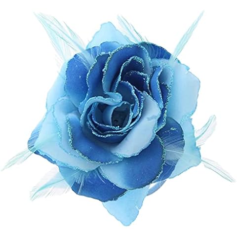 Topkids Accessories Rose Flower Hair Clip Cover