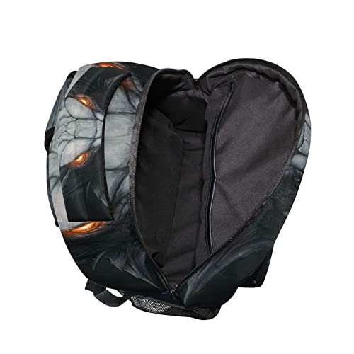 Jiponi Silver Dragon In The Dark Backpack For Girls Boys, Student School Bag Bookbag Travel Laptop Backpack Purse Daypack #TOP4