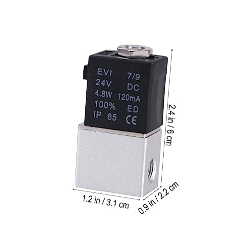 Válvula solenoide 24V DC de 2 posiciones para sistemas neumáticos de gas 6