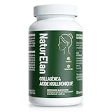 Collagène et Acide Hyaluronique - 180 Gélules Premium, 2000 mg de peptides de collagène hy...