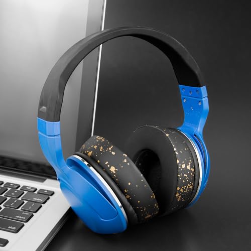 Image of SOULWIT Cooling-Gel Earpads Replacement for Skullcandy Hesh & Hesh 2 Wireless Over-Ear Headphones, Ear Pads Cushions with Noise Isolation Foam - Black Gold