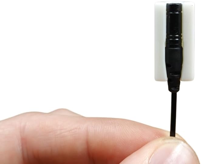 MiniMount for RODE Lavalier/Lavalier GO. Slim, Low-Profile and Made from Hardened Plastic. Hand-Finished for Smoothness. Includes 5x Hypoallergenic MiniMount Stickies (White)