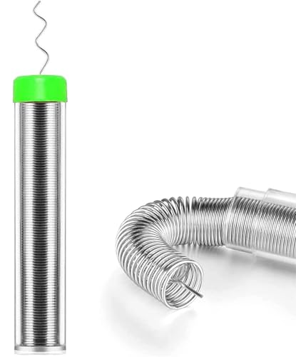 Soldadura de 0,8 mm, sin plomo con núcleo de colofonia, estaño de soldadura con fundente 5 g, alambre de soldadura para la reparación y el bricolaje de componentes electrónicos de soldadura eléctrica