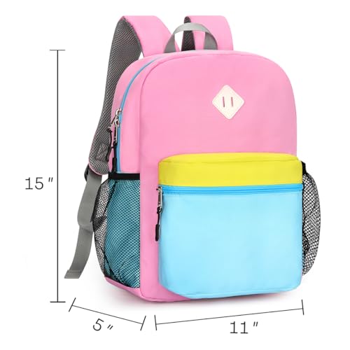 Image of STEAMEDBUN Kids Backpack for Girls,Kindergarten Backpack for Toddler Girls Age 3-6