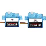 FLASH HOBBY 2pcs FH-5010 Micro Servo for RC Plane Helicopter Boat Car 5g/ 0.8kg-cm/ 0.12sec