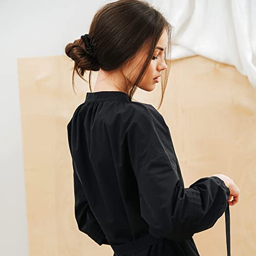Porte-queue de cheval en soie anti-marques pour cheveux fragiles - 3