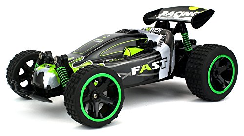 Velocity Toys Power Baja Remote Control RC Buggy 2.4 GHz PRO System 1:18 Scale Size RTR w/ Working Suspension, Spring Shock Absorbers (Colors May Vary)