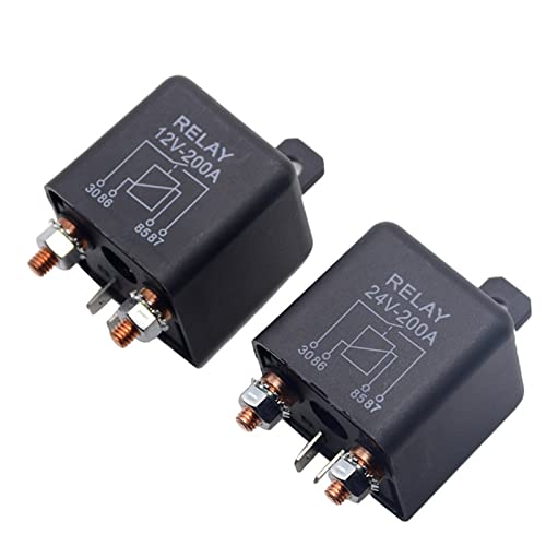 Relé 24V 200A continuo con bobina de 2.4W para automoción 3