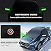 Large Car Windshield Cover for Ice and Snow - Automotive Windshield Snow Covers with Side Window & Rearview Mirror Protector, Winter Magnetic Car Anti-Snow Cover, Universal for Most Cars,Sedan,SUV
