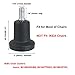 High Profile Bell Glides Replacement, Office Chair or Stool Swivel Caster Wheels to Fixed Stationary Castors 5 Pack