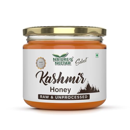 Image of Nature's Nectar Kashmir Acacia Honey 400gm | 100% Pure Raw and Unprocessed Honey | NMR Tested
