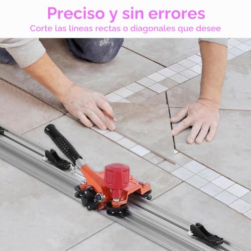 Cortadora de azulejos de gran formato con sistema de 4 ejes y riel modular de 2,3m 5