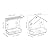 chunhai 2PCS Window Bird Feeder with 4 Extra Strong Suction Cups, Clear Birdfeeders Bird House for Outdoors Window Viewing Outside, Removable Tray Birdhouse