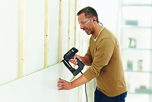 Novus Elektrotacker J-165 Profi, rückschlagarmer Universal-Tacker, Nachschlagfunktion, verarbeitet Klammern und Nägel – Bild 7