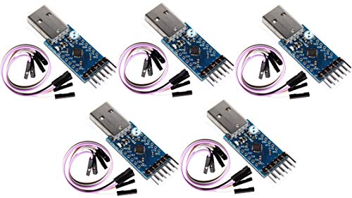 5 Pezzi Convertitore Seriale Del Modulo Connettore A 6 Pin Cp2104 Da Usb A Rs232 Ttl Uart