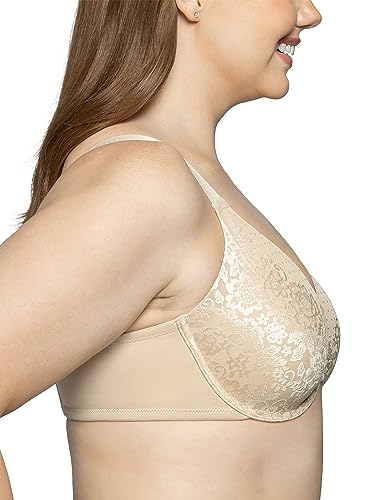 Image of Vanity Fair Women's Beauty Back Smoothing Minimizer Bra, Minimizes Bust Line up to 1.5 inch, Non Padded Cups up to H