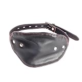 One-Piece Mouth Masks Leather Motorcycle Biker Punk Rock Half Face Masks - Perfect for Halloween Dress Up & Everyday Edgy Style