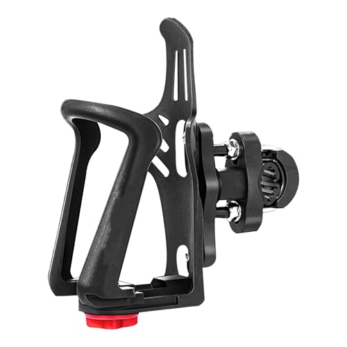 Portabotellas de agua para bicicleta, soporte para vasos de moto, jaula ajustable para botellas, soporte ajustable para bebidas, rotación de 360 grados, sin accesorios para taladro, para bicicletas