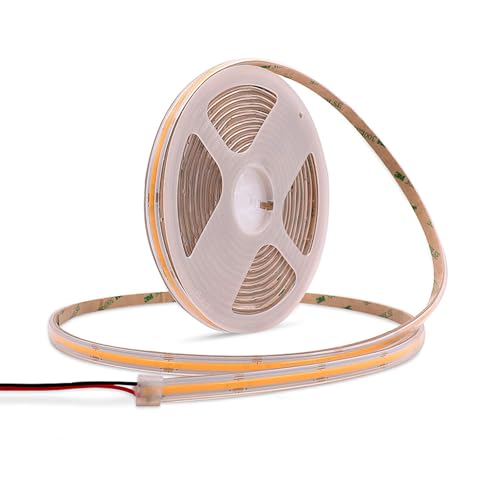 COB LED�e�[�v���C�g 5m IP68�h�� �����xLED�X�g���b�v 24V �d���F3000K �����P�x �A������ ������Ȃ� �\�邾���ȒP�i�S���e�[�v�t���j ���O�����Ή� �L�b�`�� �K�i �뉀 DIY�Ɩ� �ȃG�l