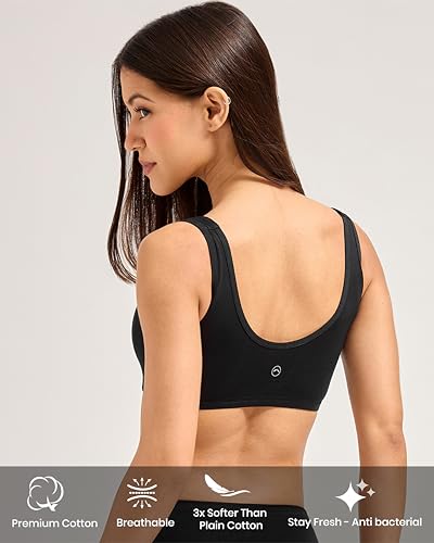 Image of URBAN ADVENTURE Cotton Full Coverage Everyday Beginner Bra for Women & Girls | Non-Wired, Non-Padded | Soft & Breathable Comfort