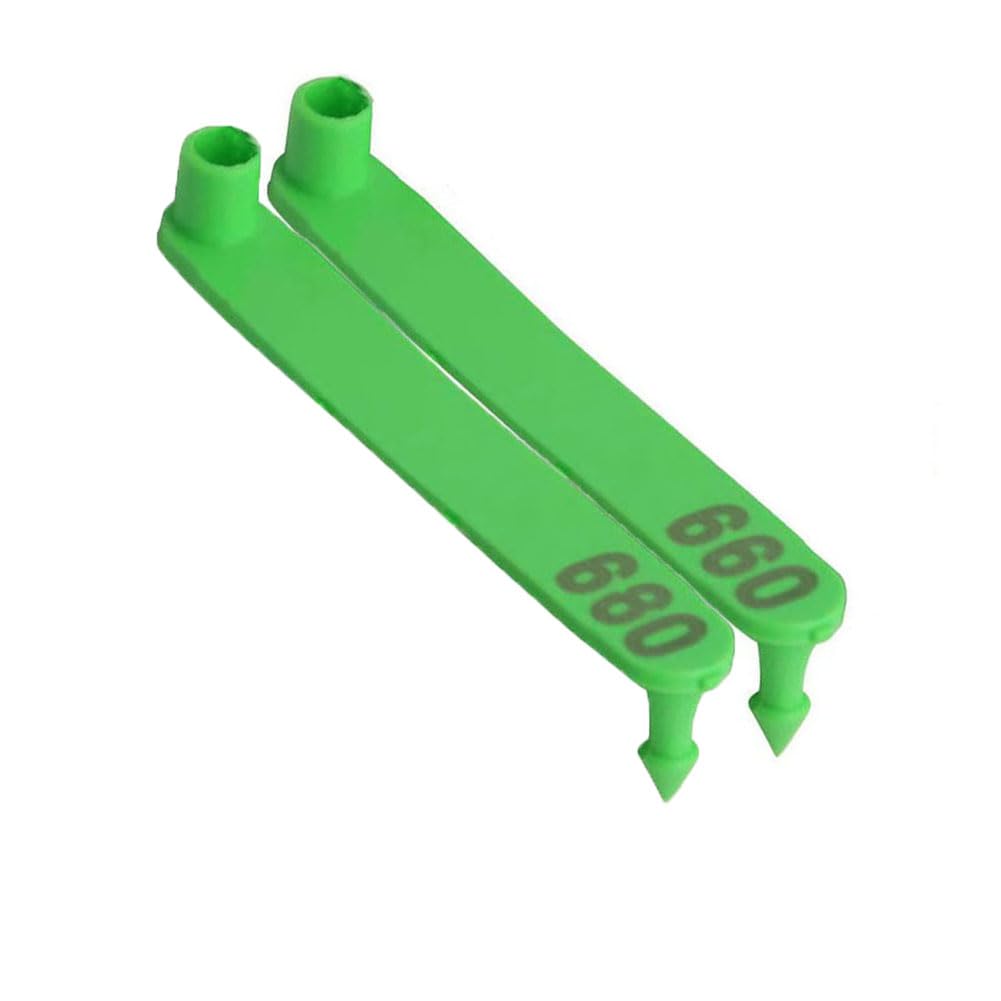 100szt Kolczyk Bydła Numerowany 401-500 Niebieski(7.5cm*0.9cm(2.95in*0.35in),Green 401-500)