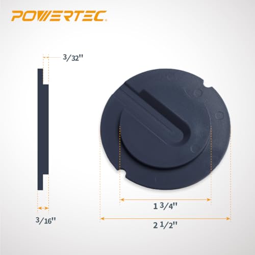 image for POWERTEC 71084 Zero Clearance Band Saw Table Insert for Jet Bandsaw Mo