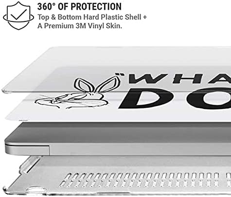 Skinit Case + Skin Compatible with MacBook Air 13in M1 (2021) - Officially Licensed Warner Bros Bugs Bunny Whats Up Doc Design