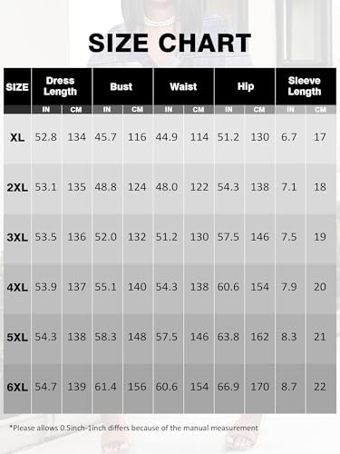 Image of SUZONANA Plus Size Denim Print Maxi Dresses for Women Casual V Neck Short Sleeve with Pockets Soft Jean Look Dress XL-6XL