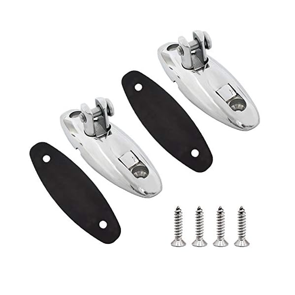 SHENGHUISS Quick Release Bimini Top Swivel Hinge 316 Stainless Steel