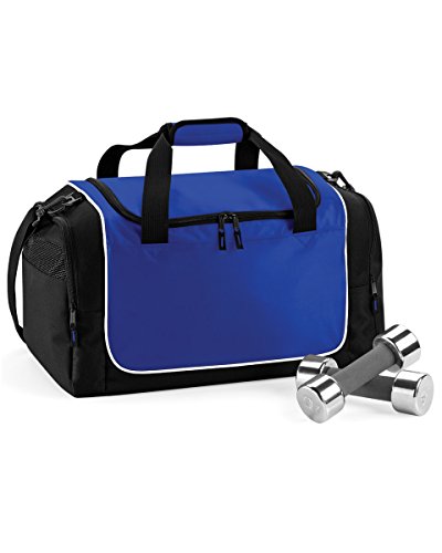 Quadra Teamwear Locker Bag, Royal/Black/White