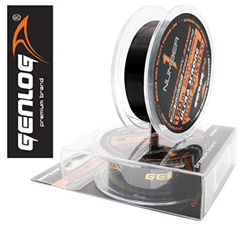 York Fishing Angelschnur GENLOG Number 1 Feeder and Method schnell sinkende Feederschnur 150m 0,16-0,28mm TOP (0,16mm / 7kg) Cover