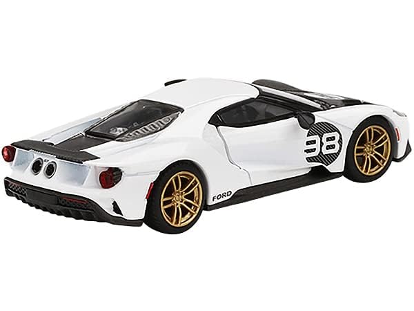 #98 GT Ford 2021 Amazon.com: ミニカー ホワイト GT ￼Ford Diecast 1:18 White Diecast 1/18 Edition Heritage ミニカー