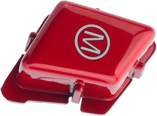 Miniatura 5 de CYCDIY Cubierta de botón de interruptor de motor para volante de color rojo brillante M para chasis E Serie 3 E90 E92 E93 M31 Series E81 E82 E87