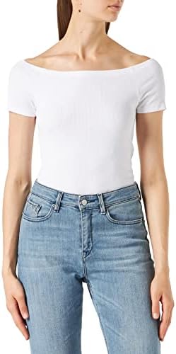Urban Classics Ladies Off Shoulder Rib Tee Koszulka Kobiety