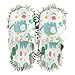 YEGAME Microfiber Kitchen Cleaning Slippers, Cartoon Animal Soft Washable Reusable House Cleaning Slippers for Men Women, Dust Dirt Hair Microfiber Mop Cleaner Shoes, Medium