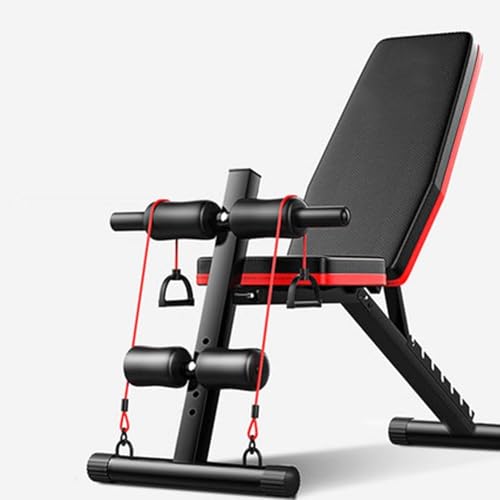 Weight Bench for Home Gym - Adjustable with 8 Gears 3-Second Folding & 250Kg/551lb Capacity Made of Commercial Steel Ideal for Fitness Enthusiasts to Do Full-Body Workouts at Home