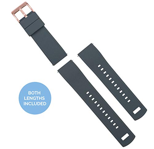 Image of BARTON Elite Silicone Watch Bands - Gold Buckle Quick Release