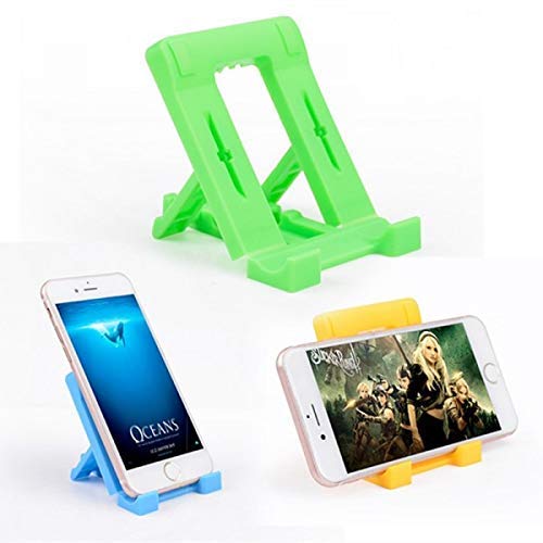 RNY Mobile Stand Holder Big Size Universal Adjustable 4 Steps Fold-able for for Table,Bed,Video Shooting,YouTube Recording,Zoom,Online Class,Office. (Pack of- 1) Model -22