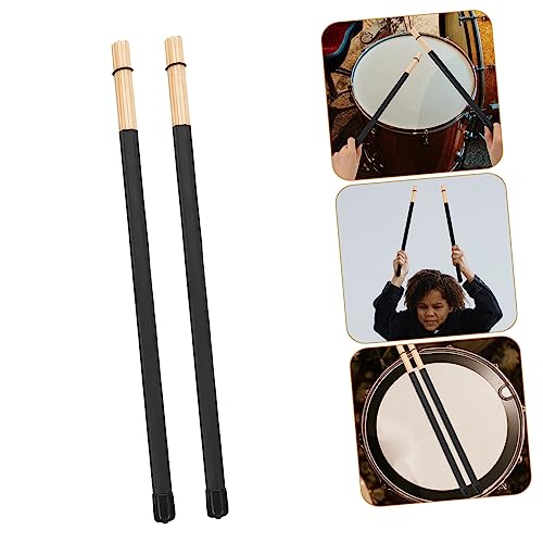 Baquetas para marcha de bambú BESPORTBLE, para niños, niñas y adultos, instrumento de percusión miniatura 5