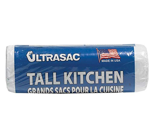 Aluf Plastics VL Ultrasac 13070W18 Tall Kitchen Trash Bag, 13 gal 29 in L x 23 in W 7 mil T, Premium Virgin Resin, 29 Aluf Plastics VL Ultrasac 13070W18 Tall Kitchen Trash Bag, 13 gal 29 in L x 23 in W 7 mil T, Premium Virgin Resin, 29