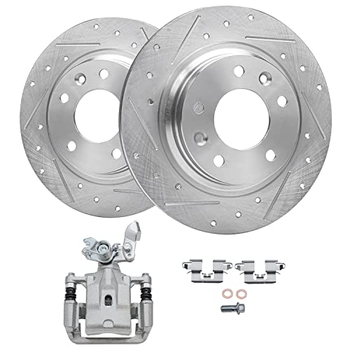 Image of Detroit Axle - Rear Brake Kit for Ford Fusion Lincoln MKZ Zephyr Mazda 6
