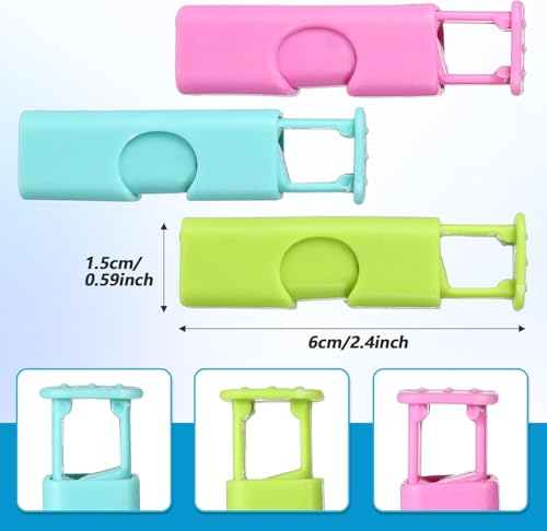 Image of 10pcs bag sealer reusable airtight clip snack food sealing chip bags clamp freezer sealing bags clip bread bag closer storage organizer packet sealer tool kitchen food saver (10pcs)