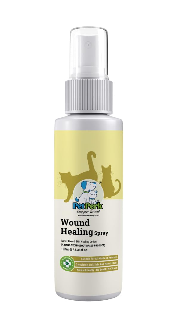 See full amazon price history chart for PET PERK Wound Healing Spray For Cats By Prine Nanotech Advanced Nanotechnology Based Formulation For All Kinds Of Wounds Effective Results Within A Week Cats(100 Ml,1 Piece) PET PERK Wound Healing Spray For Cats By Prine Nanotech Advanced Nanotechnology Based Formulation For All Kinds Of Wounds Effective Results Within A Week Cats(100 Ml,1 Piece) (B0CG9PVC4Y) Amazon Price History, Amazon Price Tracker