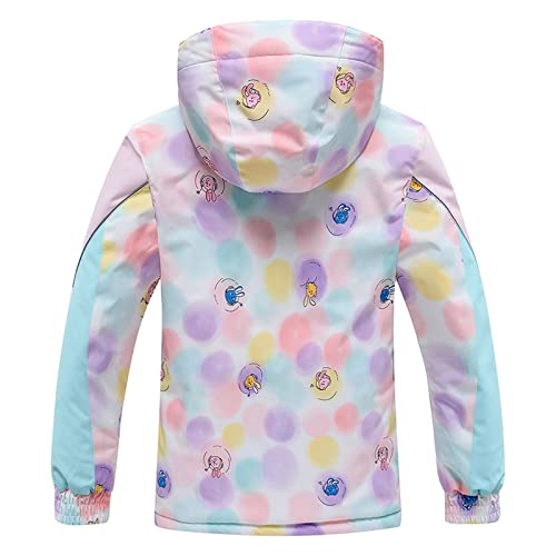 WOWULOVELY Conjunto De Jaqueta E Calça Esqui Para Meninas, Roupa Neve, Inverno, À Prova Vento, Quent