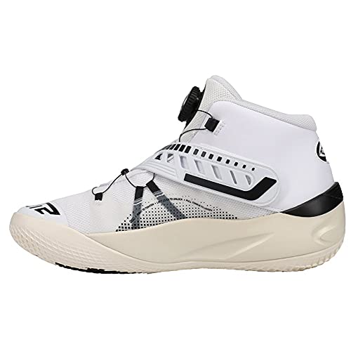 PUMA Tênis de basquete masculino Disc Rebirth casual - azul, vermelho, Preto, 10