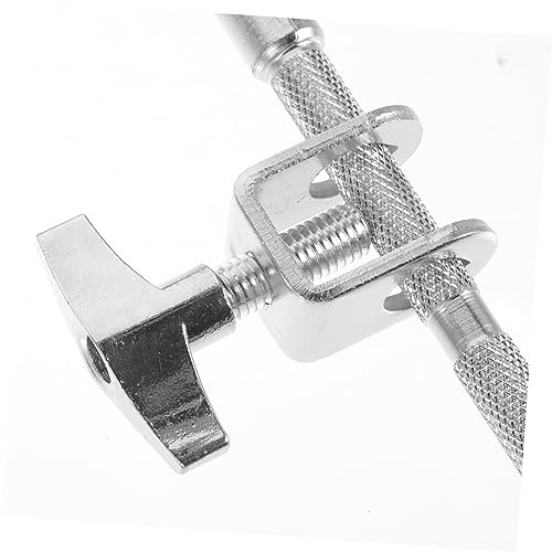 Soporte robusto para cencerro, montaje para kit de batería con clamp para chimes y percusión miniatura 7